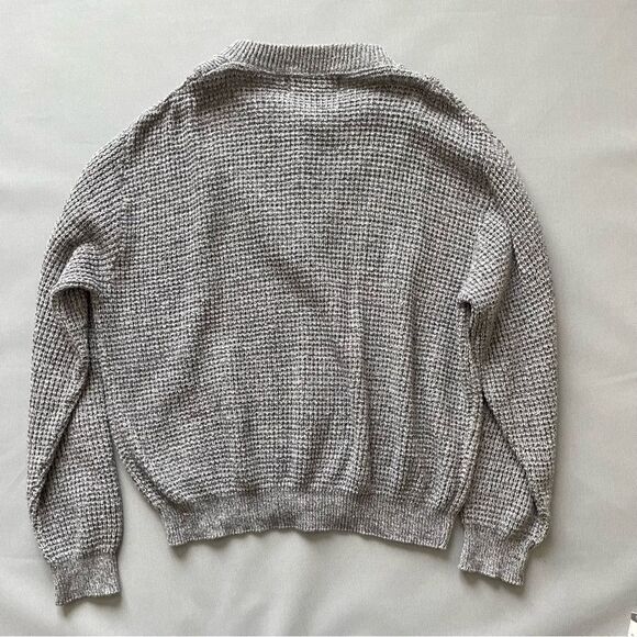 Shenandoah Grey Cable Knit Sweater Made in USA Men’s Size XLT - Picture 4 of 6